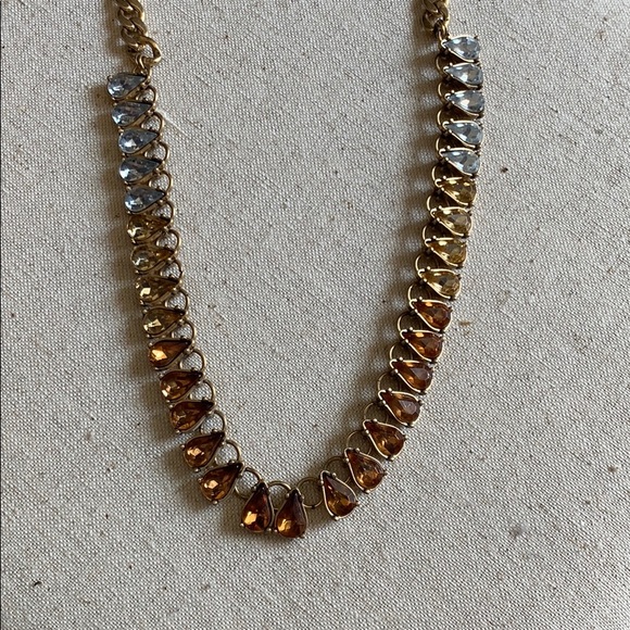 BCBGeneration Jewelry - BCBG Link Gem Teardrop Necklace